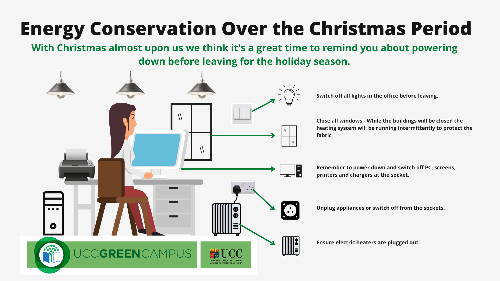 Energy Conservation over the Christmas period - Top Tips