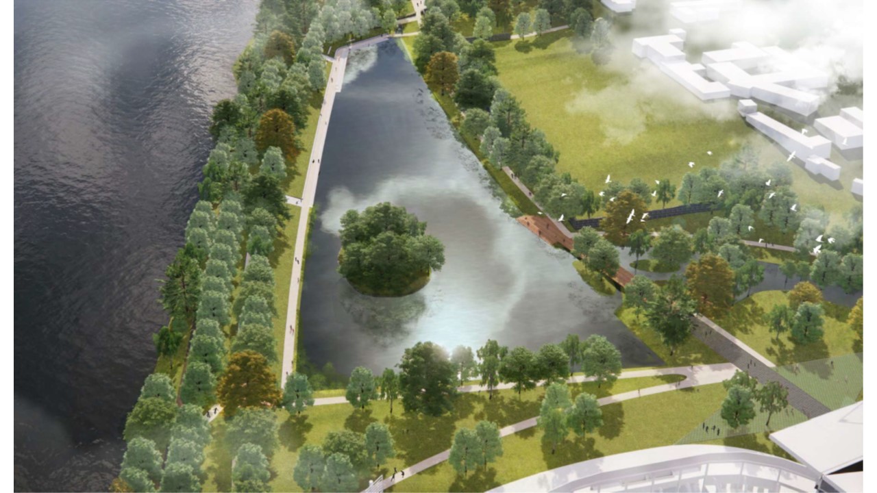UCC Green Campus Submission for Phase Two of the Marina Park development in Cork City.