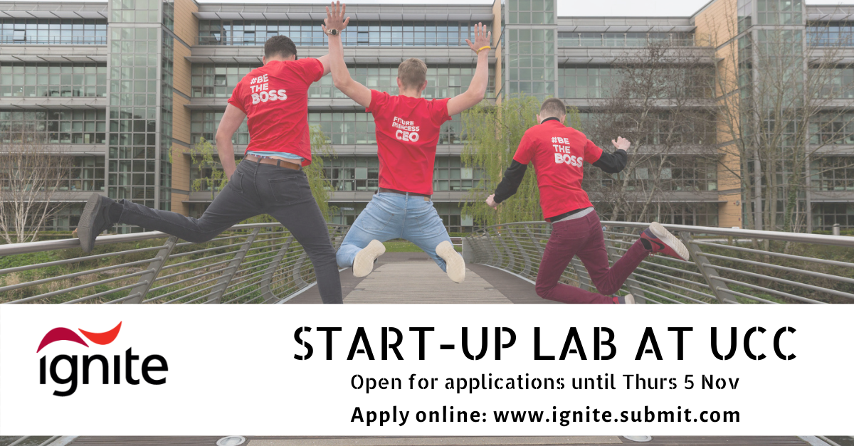 Start-up Lab at UCC is BACK!