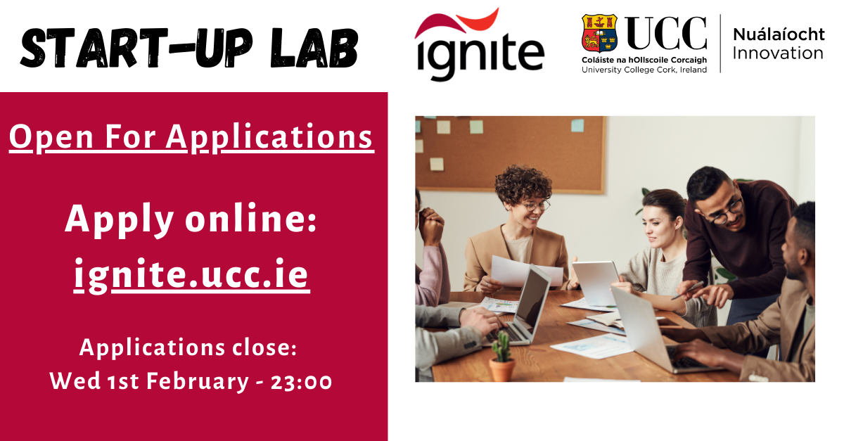 Start-Up Lab Open For Applications