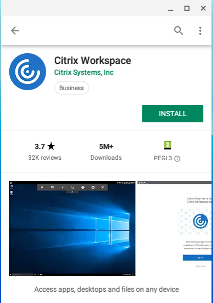 Citrix Android 1