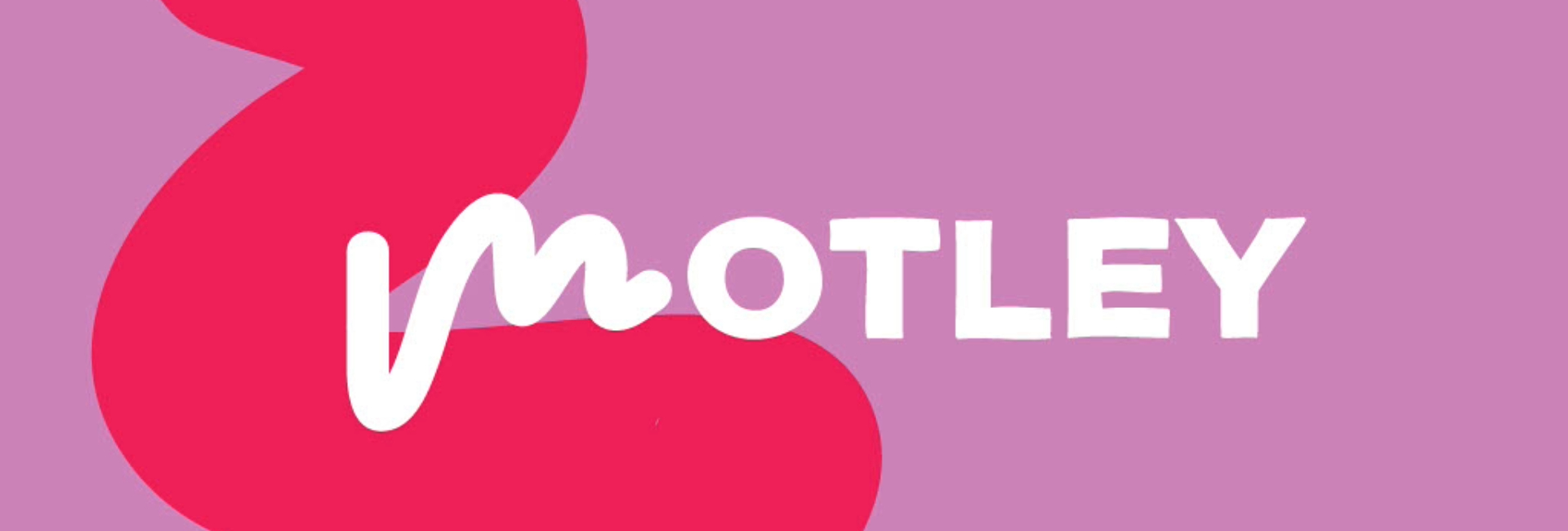 Motley Logo purple background 2025
