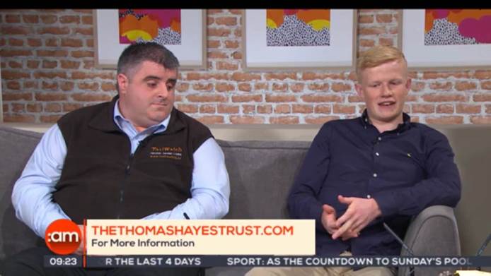Alan Hayes on TV3's Ireland:AM