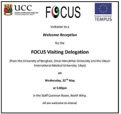 FOCUS visit to UCC
