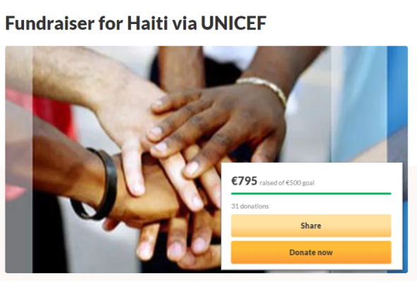 Haiti earthquake relief fundraiser 