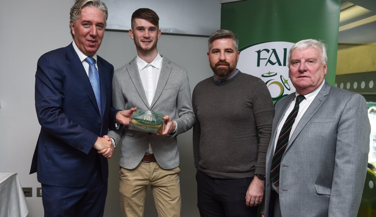 Cathal O'Hanlon received International Cap