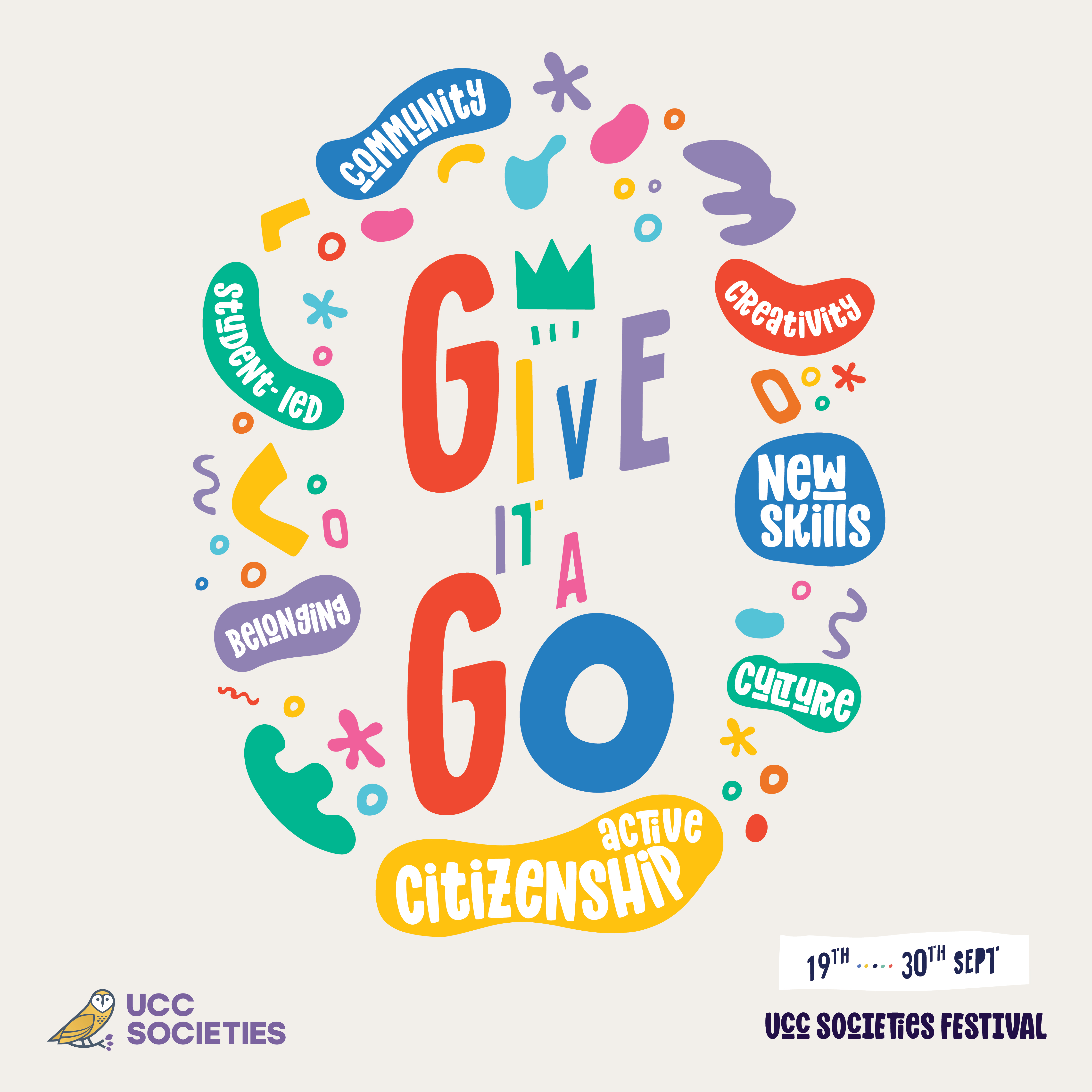 UCC Societies Give it a Go Festival (19th-30th Sept)