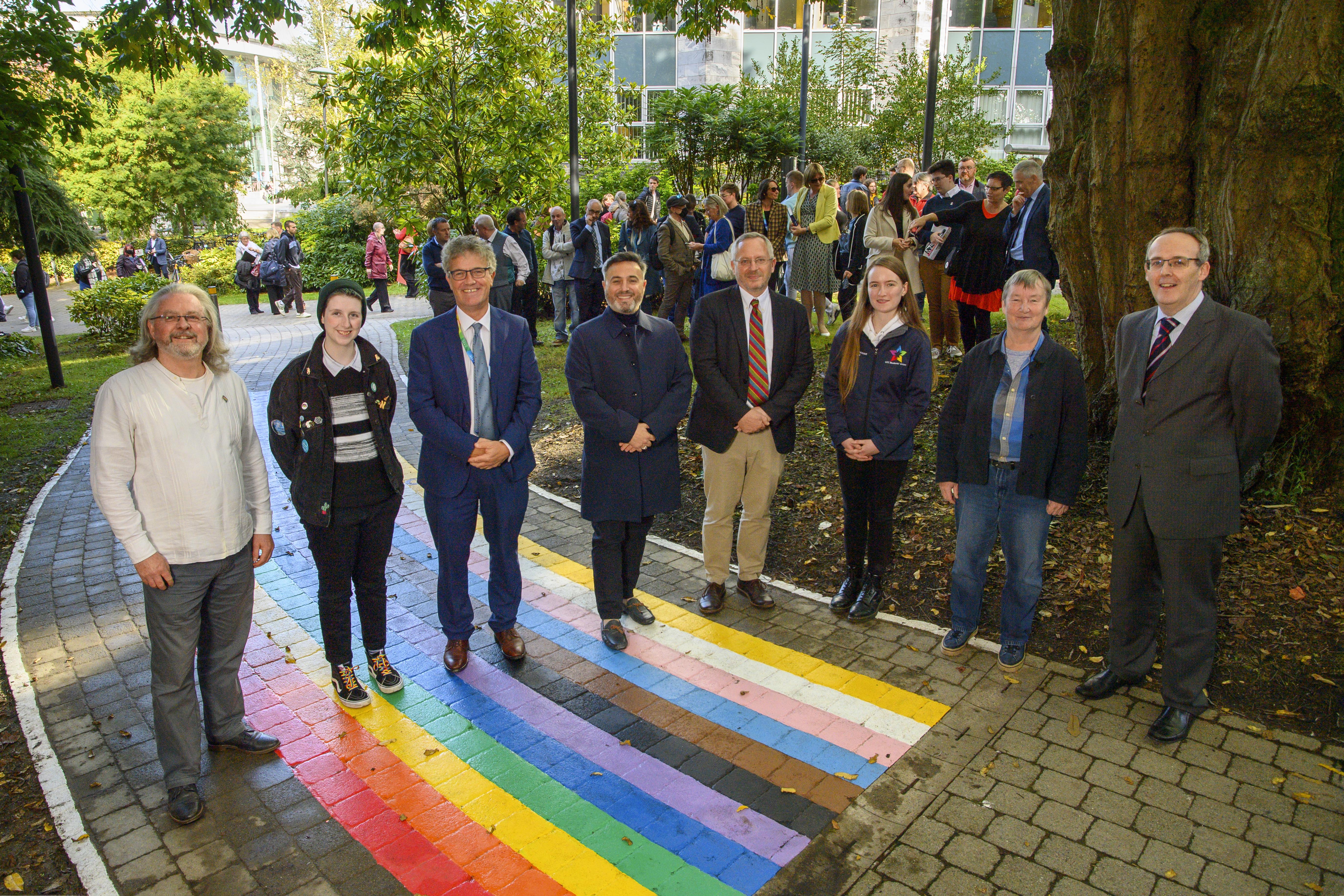 UCC unveils rainbow walkway to mark National Coming Out Day