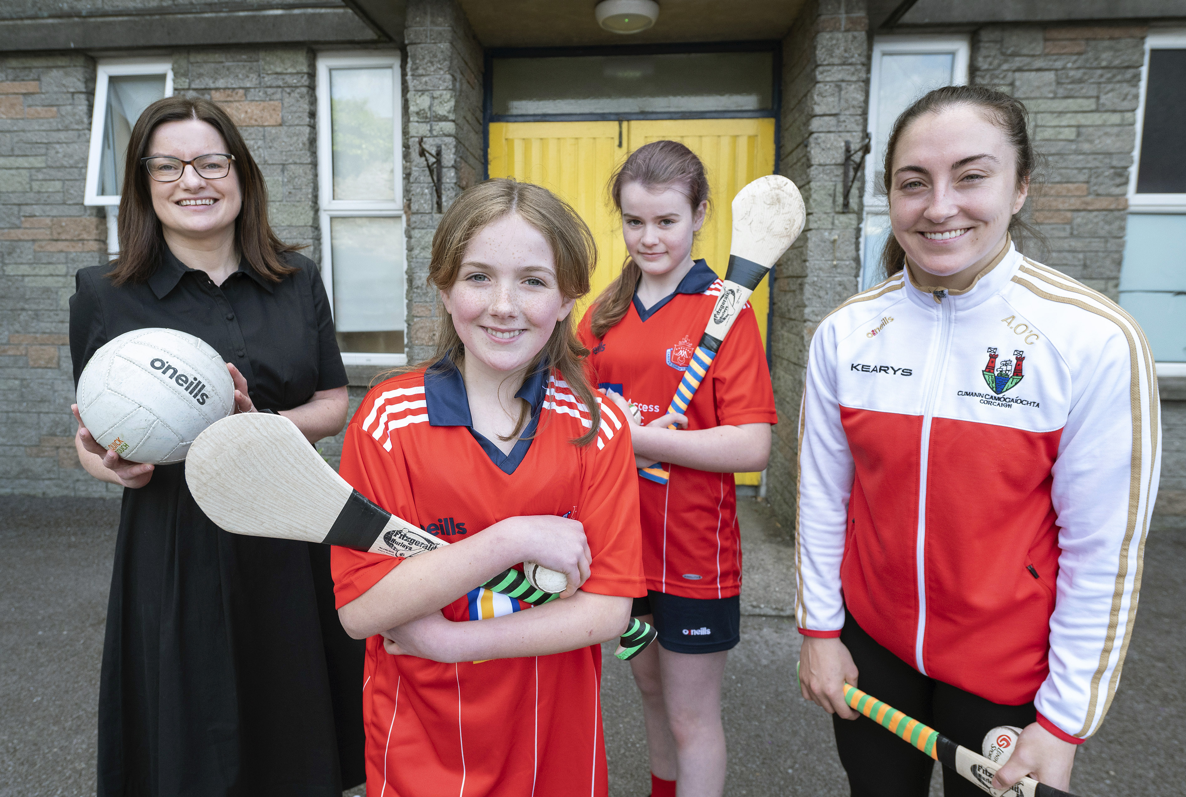 St Vincent’s National School Pupils at The Unveiling of Their First Ever Team Kit