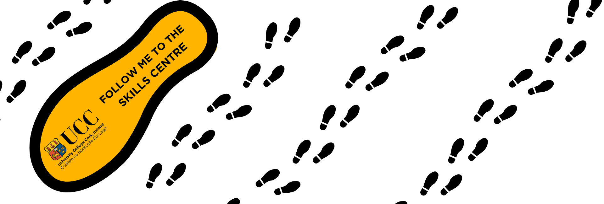 graphic of footprints