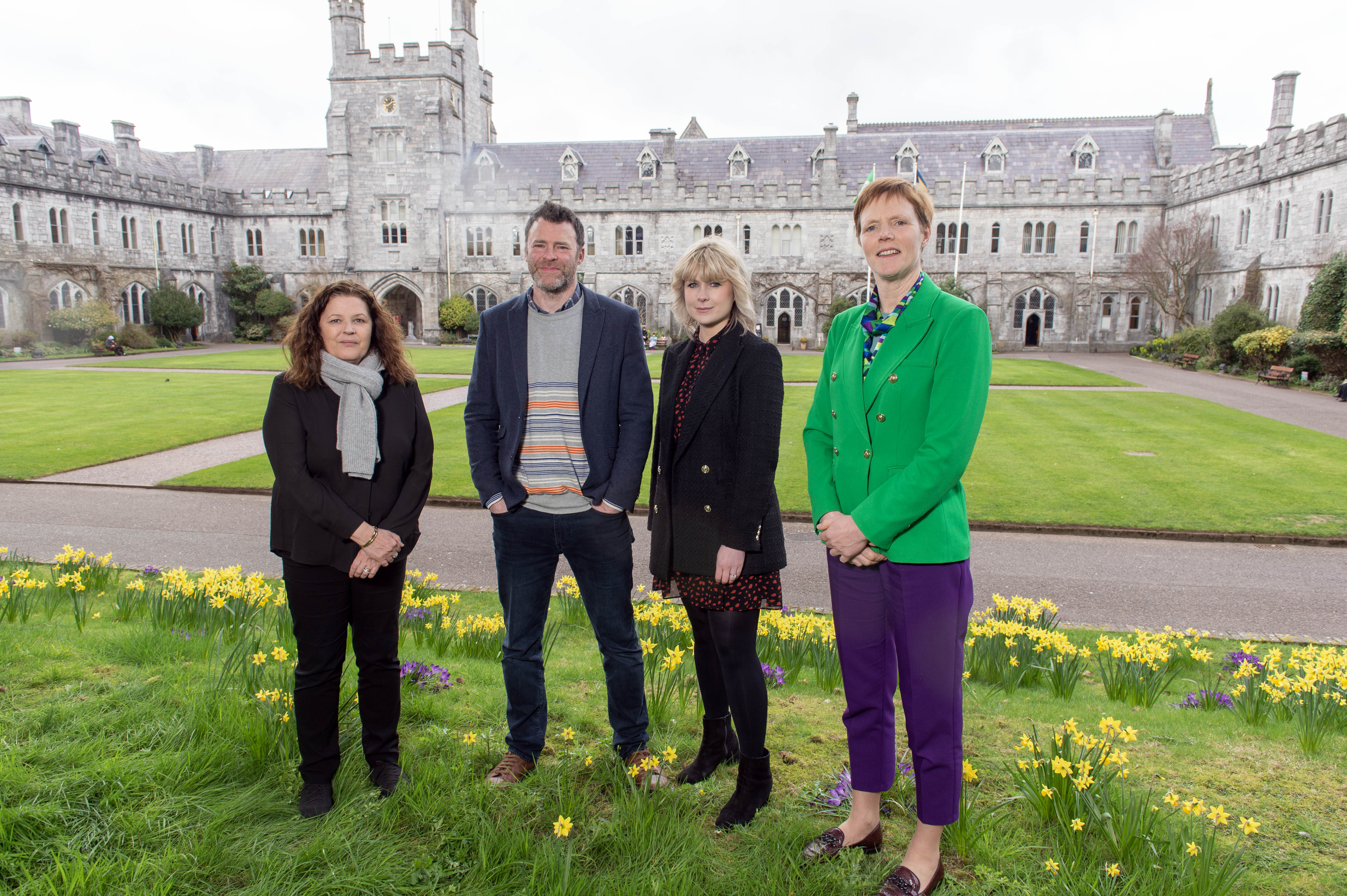 Dr Susan Joyce,  Lecturer and Funded Investigator at College of SEFS UCC; Dr Gerard McGlacken, Vice-Dean of Research and Innovation at College of SEFS UCC; Dr Karen McCarthy, UCC Innovation Commercialisation Case Manager; and Dr Sally Cudmore, Director of Innovation at UCC