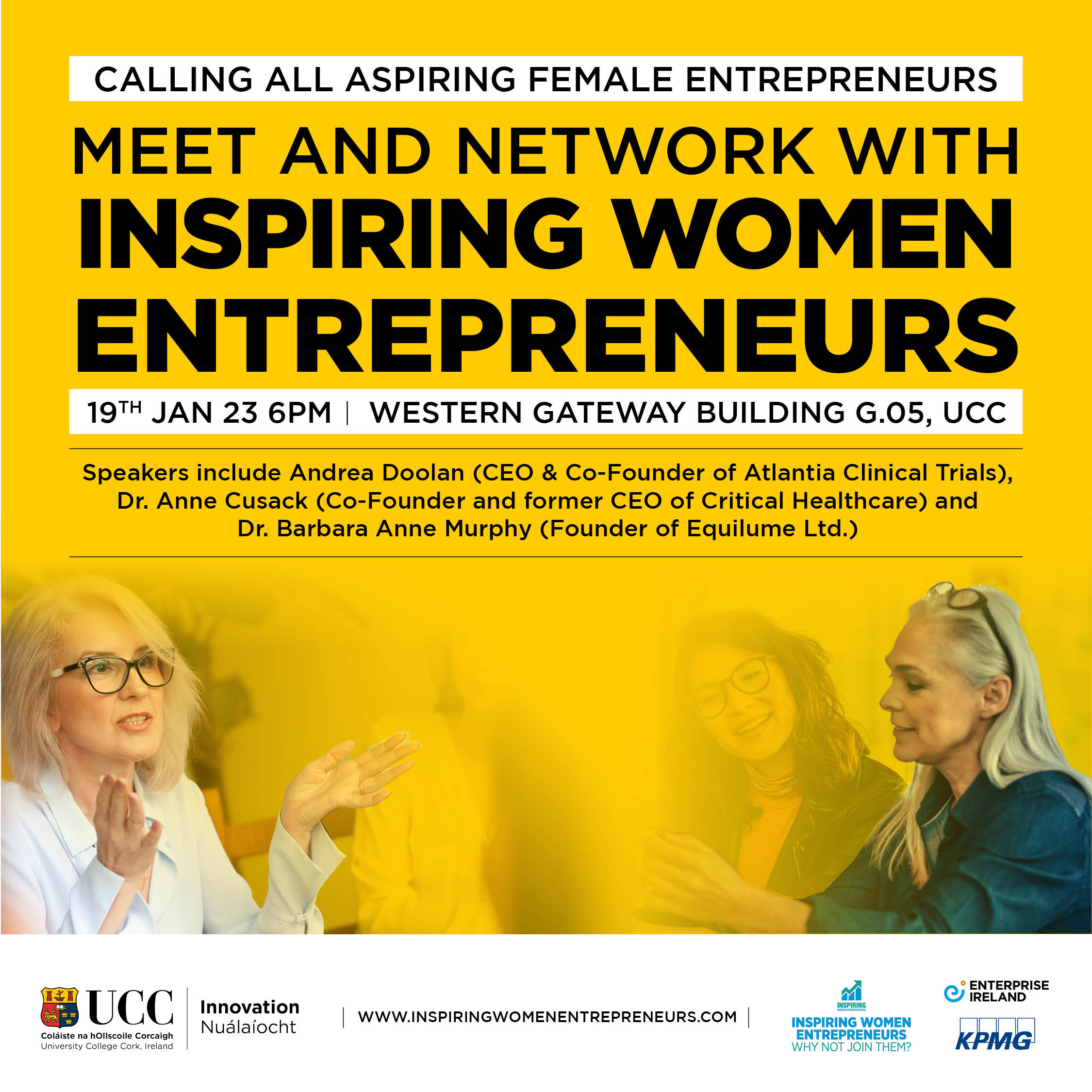Inspiring Women Entrepreneurs Event to be Hosted in UCC