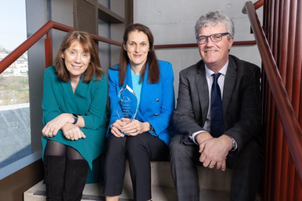 Professor Geraldine Boylan, Director, INFANT Centre, Professor Deirdre Murray, INFANT and President of UCC, Professor John O'Halloran