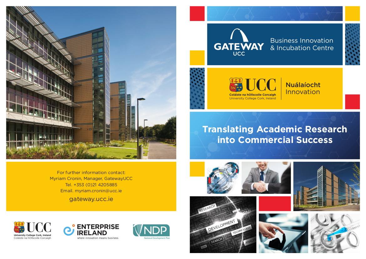 Cover of the  four page GatewayUCC A5 brochure