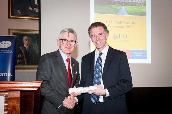Anthony Morrissey wins University Staff Recognition Impact award 