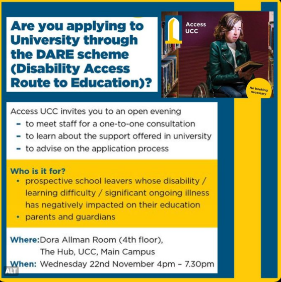 Applying to college through DARE? 