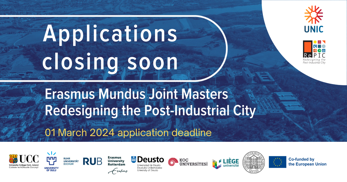 Applications Closing Soon: Erasmus Mundus Joint Masters RePIC