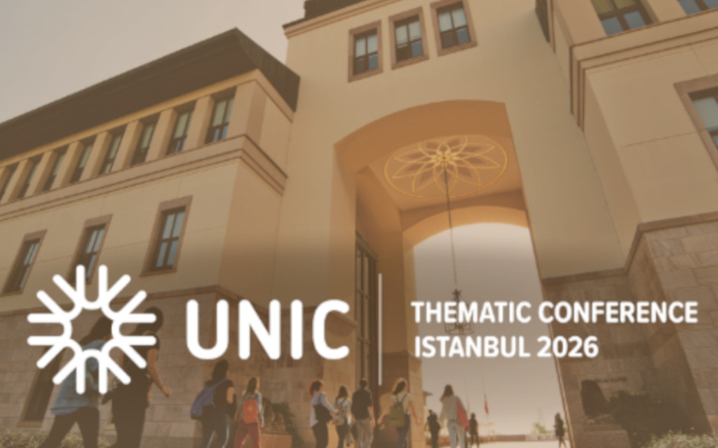 Banner showing Koc University Istanbul with the text 'UNIC thematic conference Istanbul 2026'