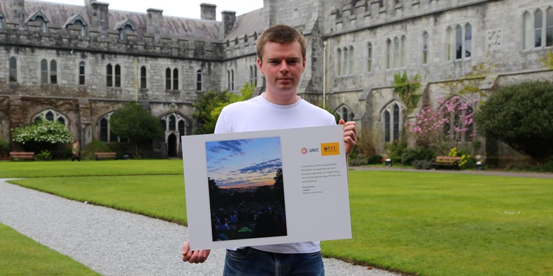 Tomás Flynn, winner of the recent UNIC photo competition for UCC students