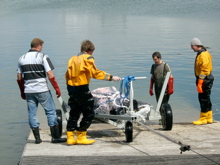 Marine Scientists research giant turtle found dead in Irish Waters