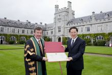Chinese University President delivers lecture in UCC