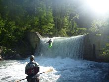 UCC Canoe Club in the Alps